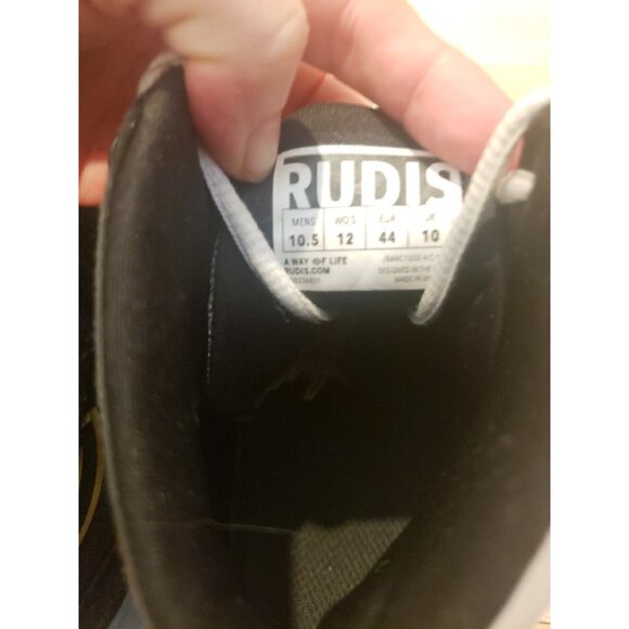 Rudis Jordan Burroughs Wrestling Shoes Mens Size 10.5 Black White - Picture 11 of 13